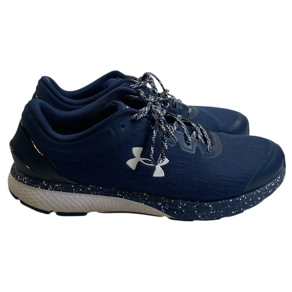 EUC Under Armour Men’s Charged Escape 3 Evo Blue Athletic Running Shoes Size 11